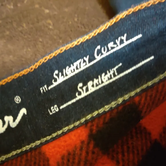 Eddie Bauer Voyager Fleece Lined Slightly Curvey Straight Jeans - Picture 5 of 7